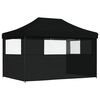 vidaXL Partytent Zwart 279 x 410 x 315 cm Oxford Stof