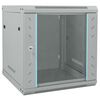 vidaXL Netwerk kabinet met opslag Grijs 53 x 60 x 60 cm Staal