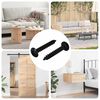 vidaXL Zelftappende Nagel 2 pcs Zwart 4 x 25 mm Staal