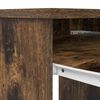 vidaXL Bureau 86x49x76 cm spaanplaat gerookt eikenkleurig