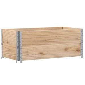 vidaXL Plantenbak 100x50 cm massief grenenhout