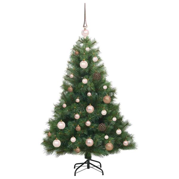 vidaXL Kunstkerstboom met 150 LED met standaard Groen 120 cm PE en PVC