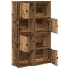 vidaXL Boekenkast 60x24x101,5 cm bewerkt hout oud houtkleurig