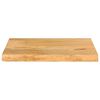vidaXL Tafelblad met natuurlijke rand 50x20x3,8 cm massief mangohout