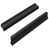 vidaXL Handvat 2 st Zwart 106 x 7,4 x 15,5 mm Aluminium