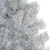 vidaXL Kerstboom met 150 LED met standaard Zilver 120 cm PET