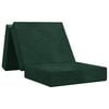vidaXL Vouwbare Bankbed 75 x 63 x 45 cm Donkergroen