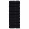 vidaXL Gastendoek SOLUND 50 st Zwart 30 x 30 cm 550 gsm