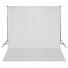 vidaXL Fotostudioset met achtergrond, lampen en paraplu's