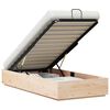 vidaXL Ottoman Bedframe met Opslag Naturel 75 x 190 cm