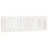 vidaXL Plantenbak verhoogd hekontwerp 150x50x50 cm grenenhout wit