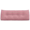 vidaXL Rugkussen Roze 120 x 24 x 50 cm Fluweel