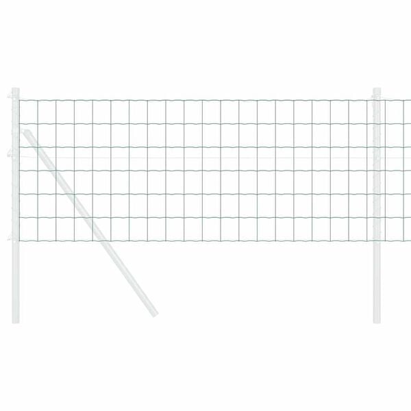 vidaXL Euro Hek Groen 0,4 x 50 m PVC-gecoat ijzer