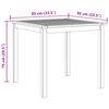 vidaXL Tuintafel 85x85x74 cm massief acaciahout