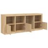 vidaXL Dressoir met LED-verlichting 164x37x67 cm sonoma eikenkleurig