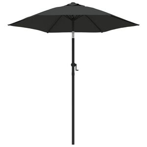 vidaXL Parasol 200x224 cm aluminium antraciet