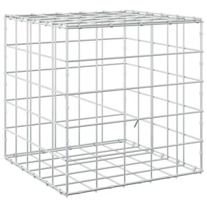 vidaXL Gabion met 3,5 mm Draad en 10x10 cm Gaas 50x50x50 cm