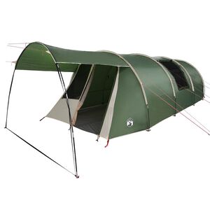 vidaXL Tunnel Tent 4-Person 4-persoons Groen en Wit