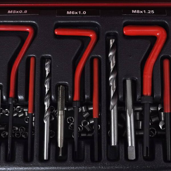 vidaXL Schroefdraad herstelset