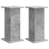 vidaXL Plantenstandaard 2 pcs Betongrijs 30,5 x 30 x 60,5 cm