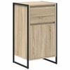 vidaXL Dressoir Sonoma Eiken 43 x 36 x 75,5 cm Bewerkt hout
