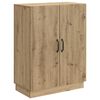 vidaXL Dressoir Artisanaal eiken 66 x 34,5 x 87 cm Bewerkt hout