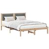 vidaXL Bedframe Donkergrijs 160 x 200 cm Massief grenenhout
