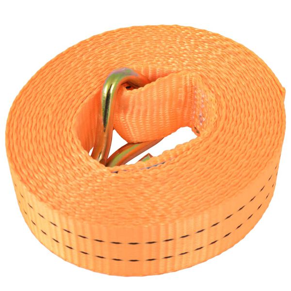 vidaXL Spanbanden 1 ton 6mx38mm oranje 10 st