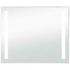 vidaXL Badkamerspiegel LED 80x60 cm