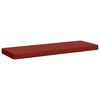 vidaXL 1-delig Bankkussen VUGHT 100% Polyester Rood 100 x 40 x 5 cm