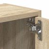 vidaXL Boekenkast 40x24x77 cm bewerkt hout sonoma eikenkleurig