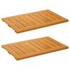 vidaXL Badmat Bruin 60 x 40 cm Massief Acaciahout