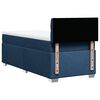 vidaXL Boxspring met matras stof blauw 100x200 cm