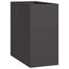 vidaXL Plantenbak 40x80x80 cm staal zwart