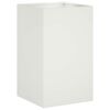 vidaXL Plantenbak Wit 40 x 40 x 50 cm Koudgewalst staal