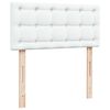 vidaXL Ottoman bed met matrassen en LED's 100x200cm kunstleer