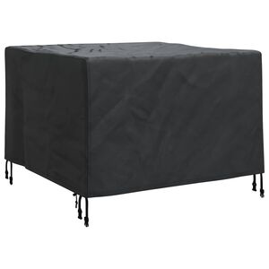 vidaXL Meubelhoes 99 x 99 x 60 cm 600D Oxford Stof Rechthoekig Zwart