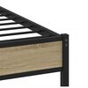 vidaXL Bedframe zonder matras hout sonoma eikenkleurig 120x190 cm