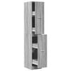 vidaXL Apothekerskast 30x41x174,5 cm bewerkt hout grijs sonoma eiken