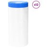 vidaXL Maskerende film met tape 12 st Transparant en Blauw
