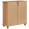 vidaXL Ladekast ASKIM Bruin 91 x 40 x 95,5 cm Massief grenenhout