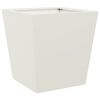 vidaXL Plantenbakken 2 st 40x40x40 cm staal wit