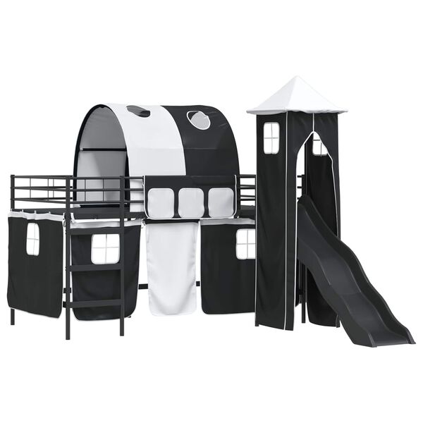 vidaXL Zwart 107 x 200 cm