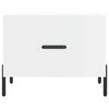 vidaXL Salontafel 50x50x40 cm bewerkt hout hoogglans wit