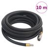vidaXL Luchtslang hybride 0,6'' 10 m rubber en PVC zwart