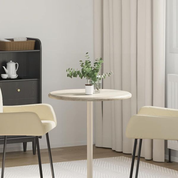 vidaXL Tafelblad &Oslash;60x2,5 cm marmer grijs