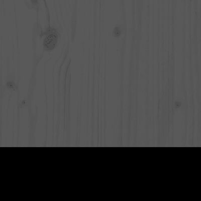 vidaXL Tuinbankje 111,5x53x71 cm massief grenenhout grijs
