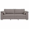 vidaXL Bank Taupe 219 x 80 x 82 cm Stof