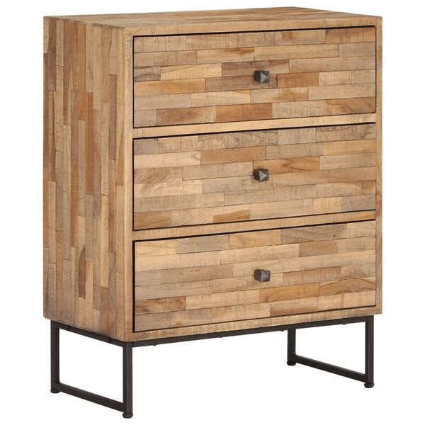 vidaXL Dressoir 60x30x75 cm gerecycled teakhout