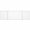 vidaXL Whiteboard magnetisch inklapbaar 160x50x1,7 cm aluminium